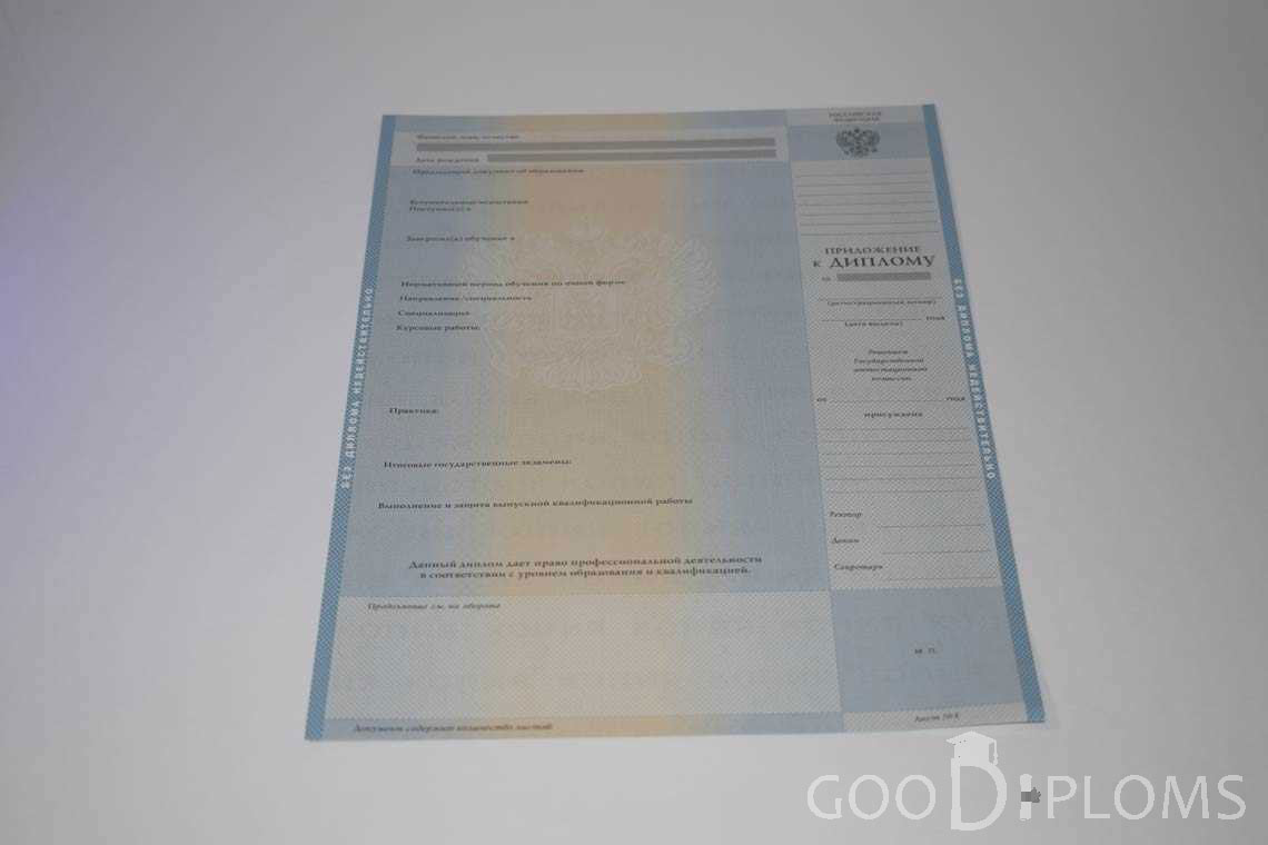 Приложение к Диплому Бакалавра в период c 2003 по 200 год - Умань