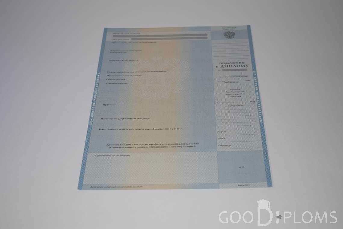 Приложение к Диплому о Высшем Образовании с Отличием - Умань